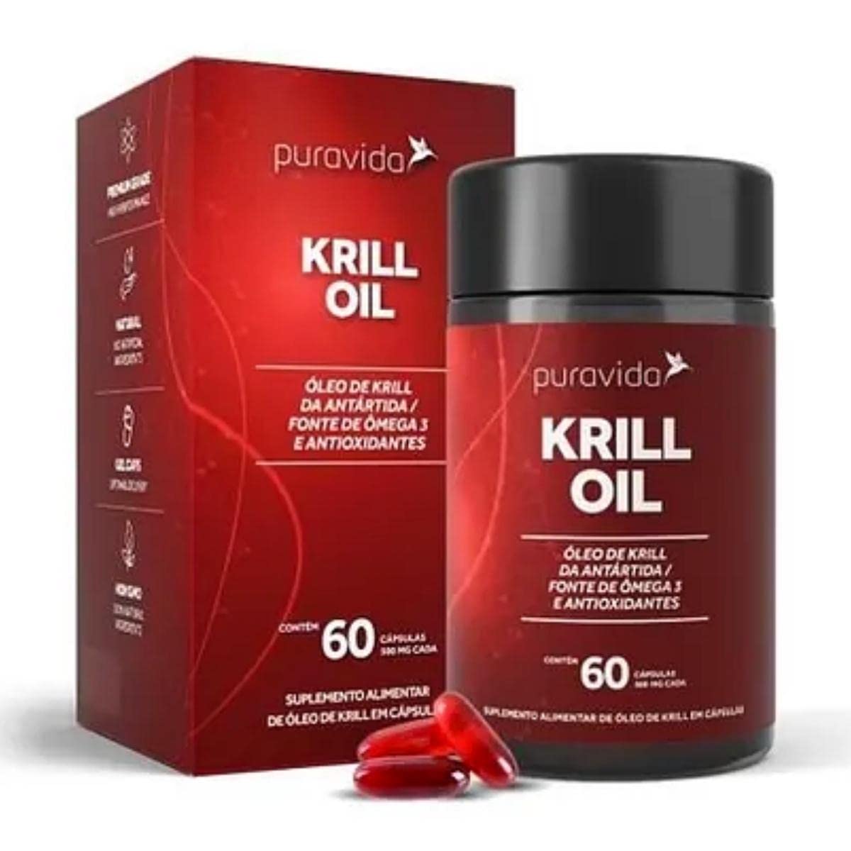 Krill Oil Frasco 45 mg | Amazon.com.br