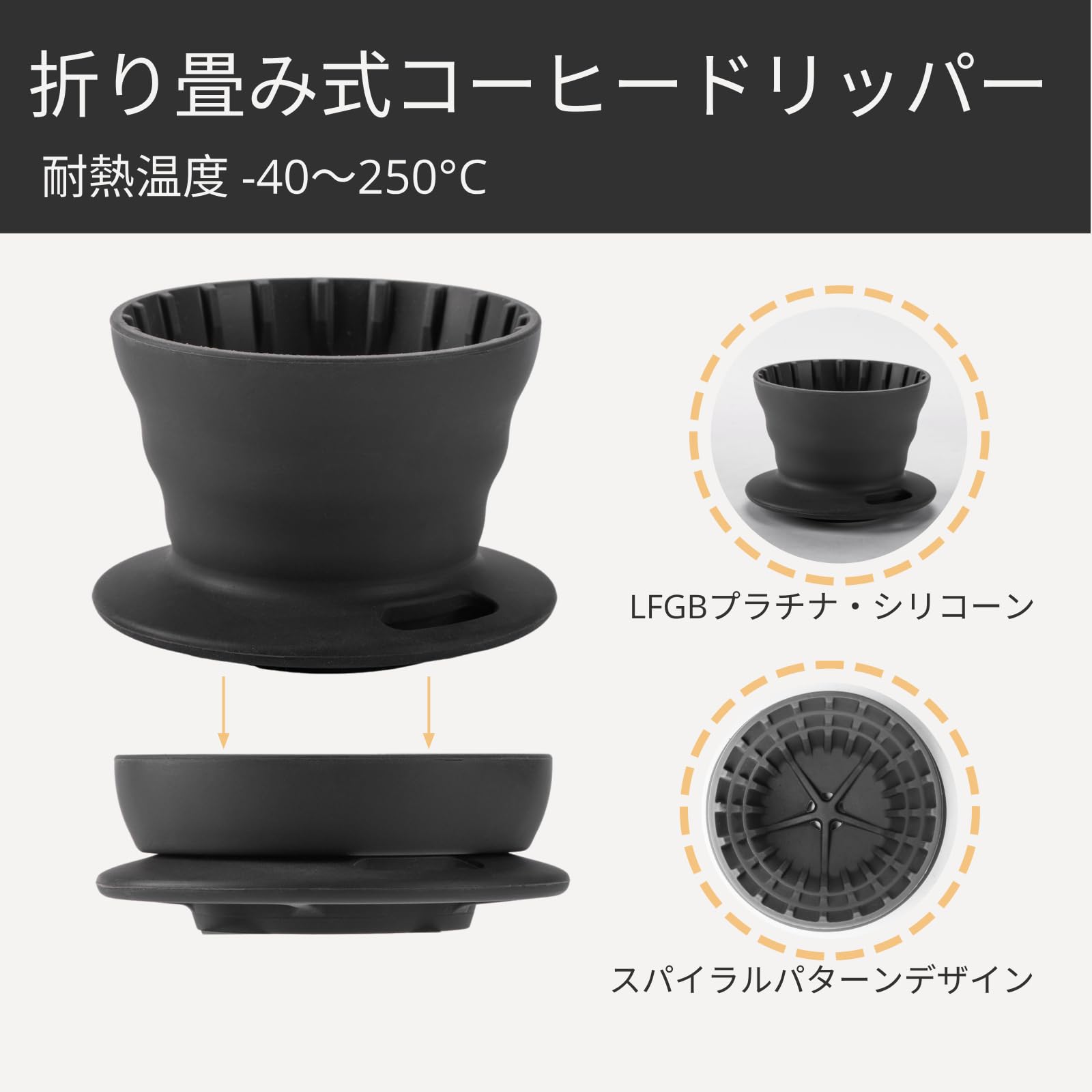 Amazon | Vandroop コーヒードリッパー ステンレスカップ セット