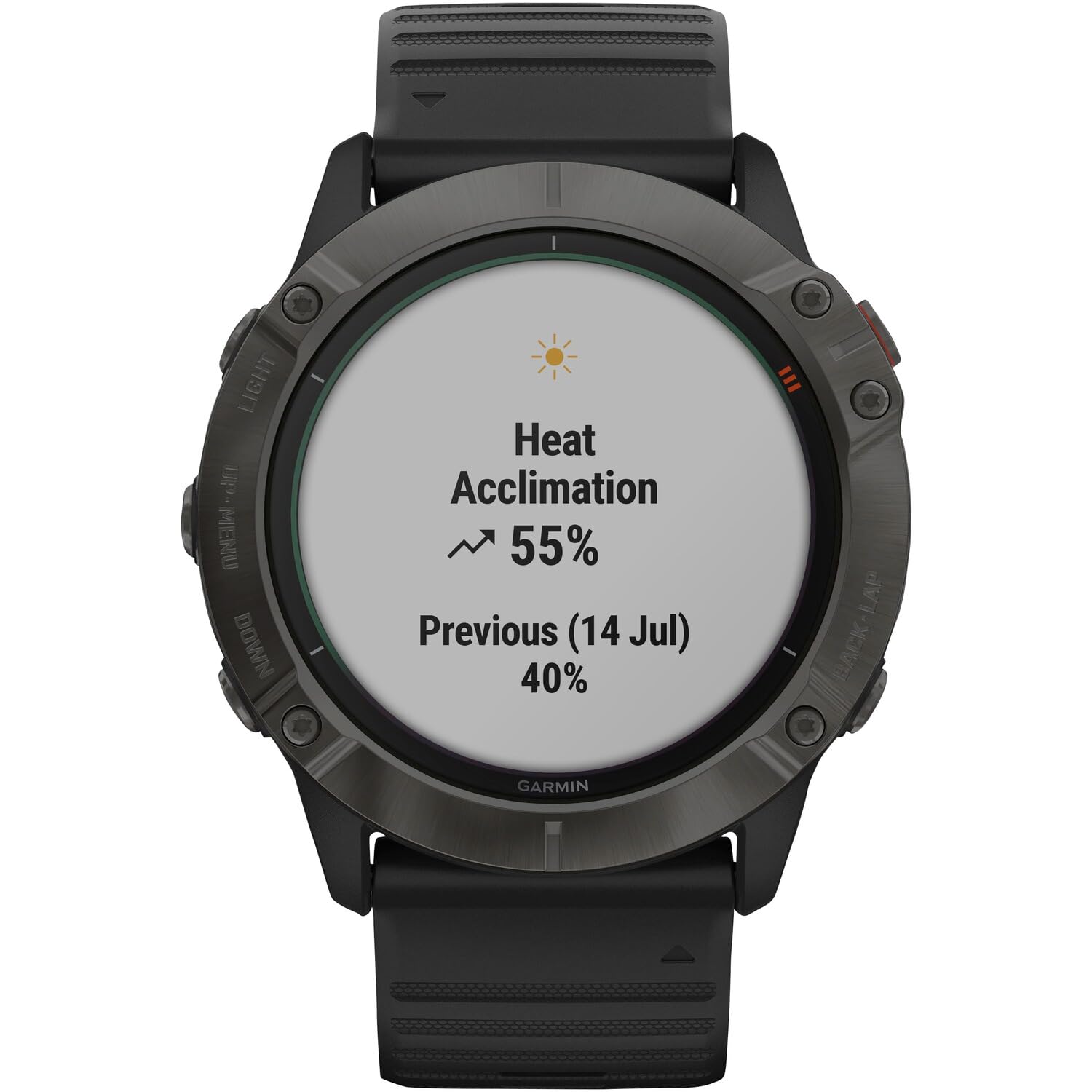 Garmin - Reloj GPS con Pulsómetro Fenix 6X Pro Solar Garmin