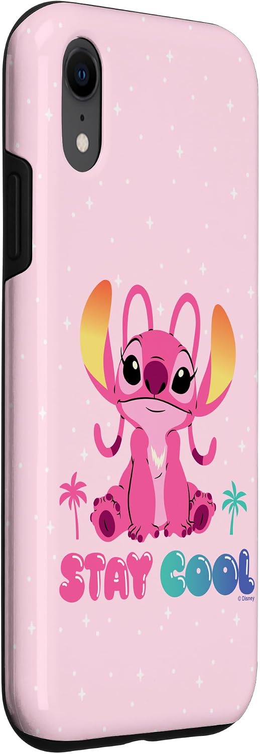 Disney Lilo & Stitch Stay Cool Angel Sassy Portrait Case for iPhone XR