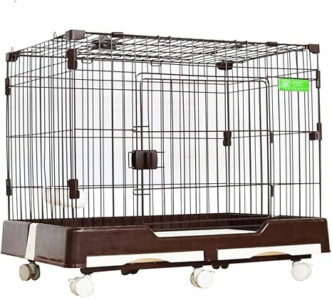 Amazon Co Jp 犬用ケージ ドッグケージ 中大型犬用 ケージ 大型犬 ペットケージ 犬小屋 ペットサークル ドッグケージ 天面フェンス付 犬 折り畳み式 犬用ケージ トレイ付き 出入り口2つ ワンちゃん 組み立て簡単 猫用 小型犬 中型犬 小動物ケーお掃除しやすい 通気
