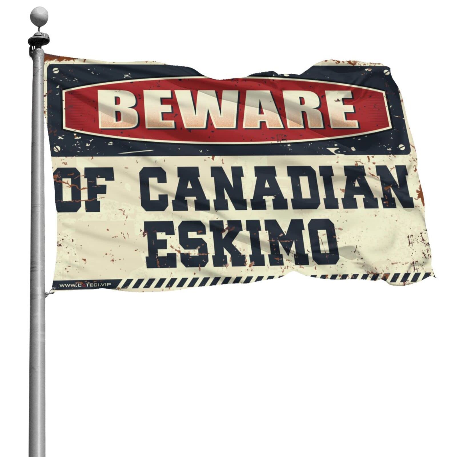 Drapeau Beware of Canada 152x244 cm grand format mural