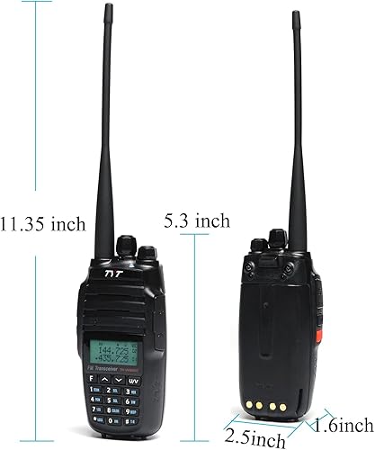 Miniatura 2 de TYT TH-UV8000D Transceptor de mano de banda cruzada de alta potencia VHFUHF 144-148 mhz420-450 mhz Radio bidireccional aficionado con batería de