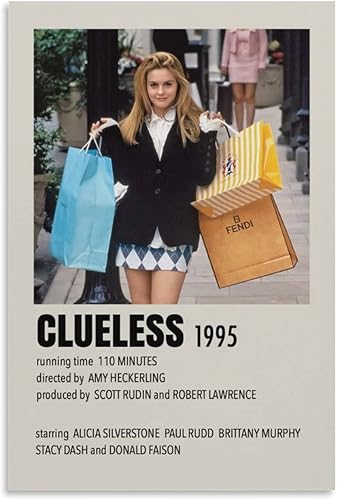 Miniatura 1 de ENZD Clueless - Póster de película para habitación estética de los años 90, póster artístico y arte de pared, póster moderno para decoración de