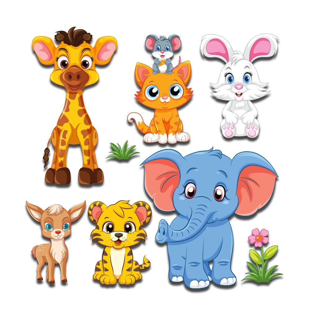 Haoser Fridge Magnet for Kids, Wooden Cute Animal Magnets for Baby | Refrigerator Magnets for Toddlers Educational Learning Toy Gift| Animal Fridge Magnets-Pack of 8(Return Gifts) (B0D3XFTQT8) Amazon Price History, Amazon Price Tracker