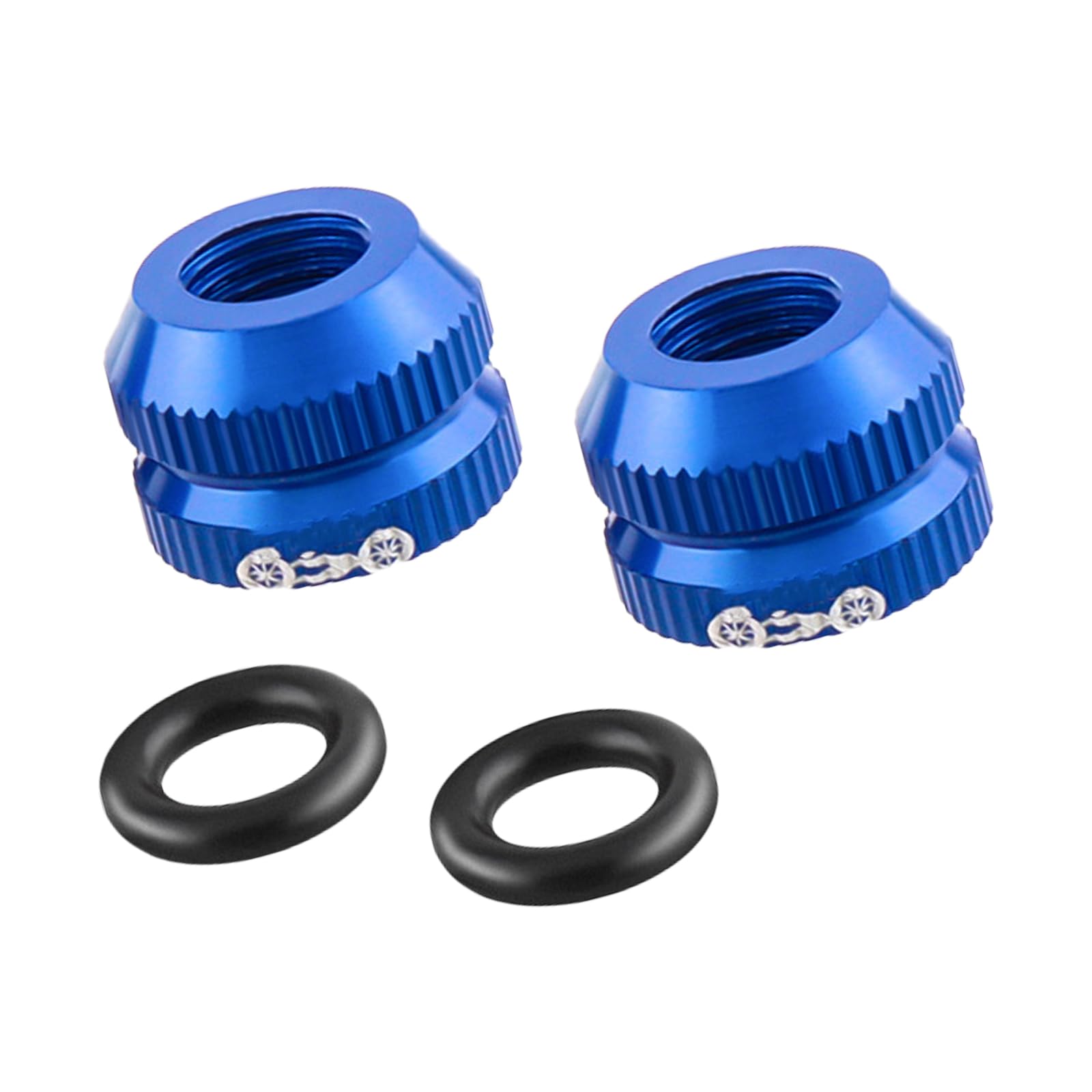 Maxtonser 1pair Durability Aluminum Alloys Bike Nut Light weight Bicycles Caps for Mountain and Road Bikes