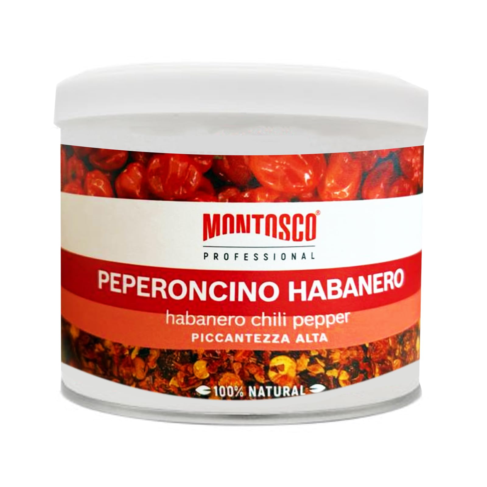 Peperoncino Frantumato Habanero Montosco Professional Barattolo da 115 g Spezie Condimenti