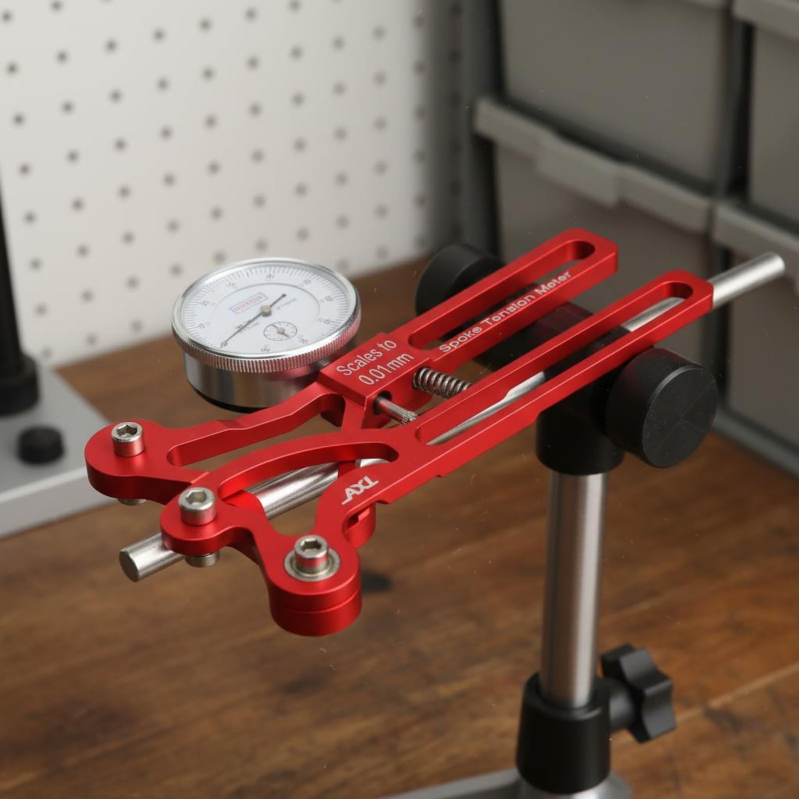 Speichenspannungsprüfer analoges Messuhr-Display Fahrradspeichenspannungsmessgerät zu bedienen Speichenmessgerät für Fahrradmechaniker
