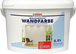 Wilckens Wandfarbe waschfest matt, 2,5 l, Weiß