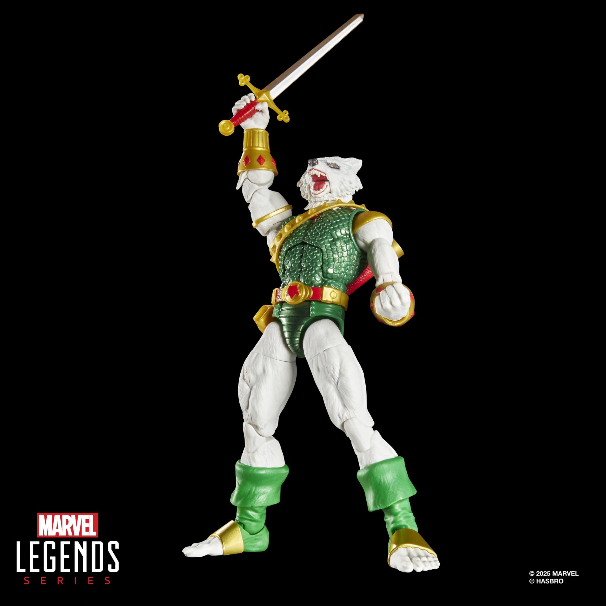Marvel Legends Series, Magic: The Gathering, Man-Wolf, Figura de acción Spider-Man con Carta Exclusiva Metalizada de colección