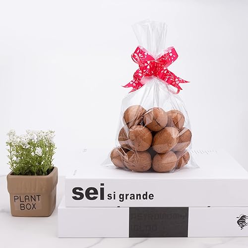 Miniatura 4 de Awpeye 100 bolsas transparentes de celofán de celofán de 6 x 10 pulgadas, buenas para pasteles, panadería, galletas, dulces, postres, palomitas de