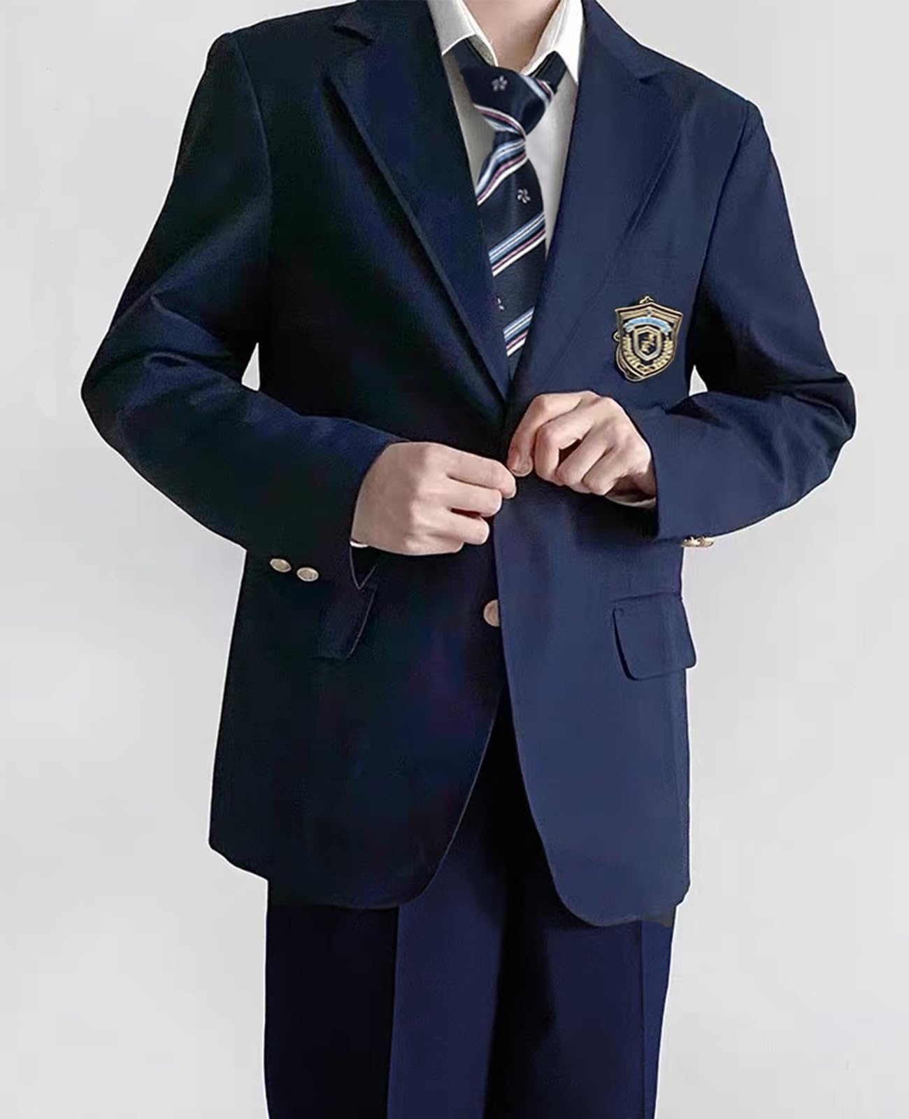 Amazon.co.jp: [AOTYP] 高校制服 メンズ 学生服 コスプレ 上下セット 5