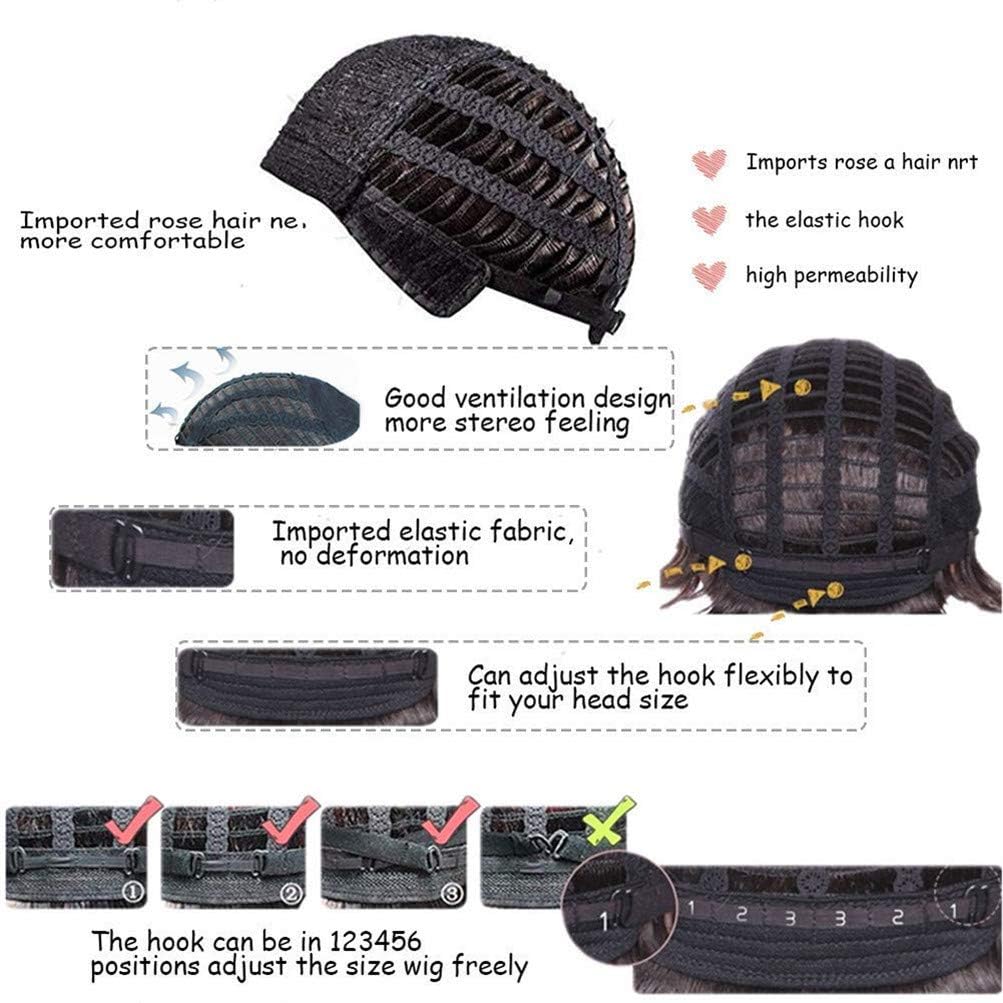 Long Curly Wavy Ombre Purple Wigs for Women Synthetic Natural Middle Part Daily Party Halloween Cosplay Wig with Wig Cap 21" - Image 8