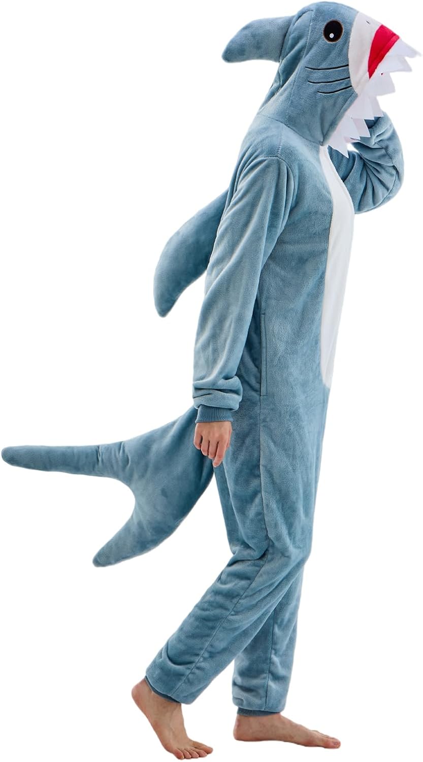 Unisex Adult Onesie Pajamas Animal One Piece Snug Fit Halloween Costume Sleepwear Homewear
