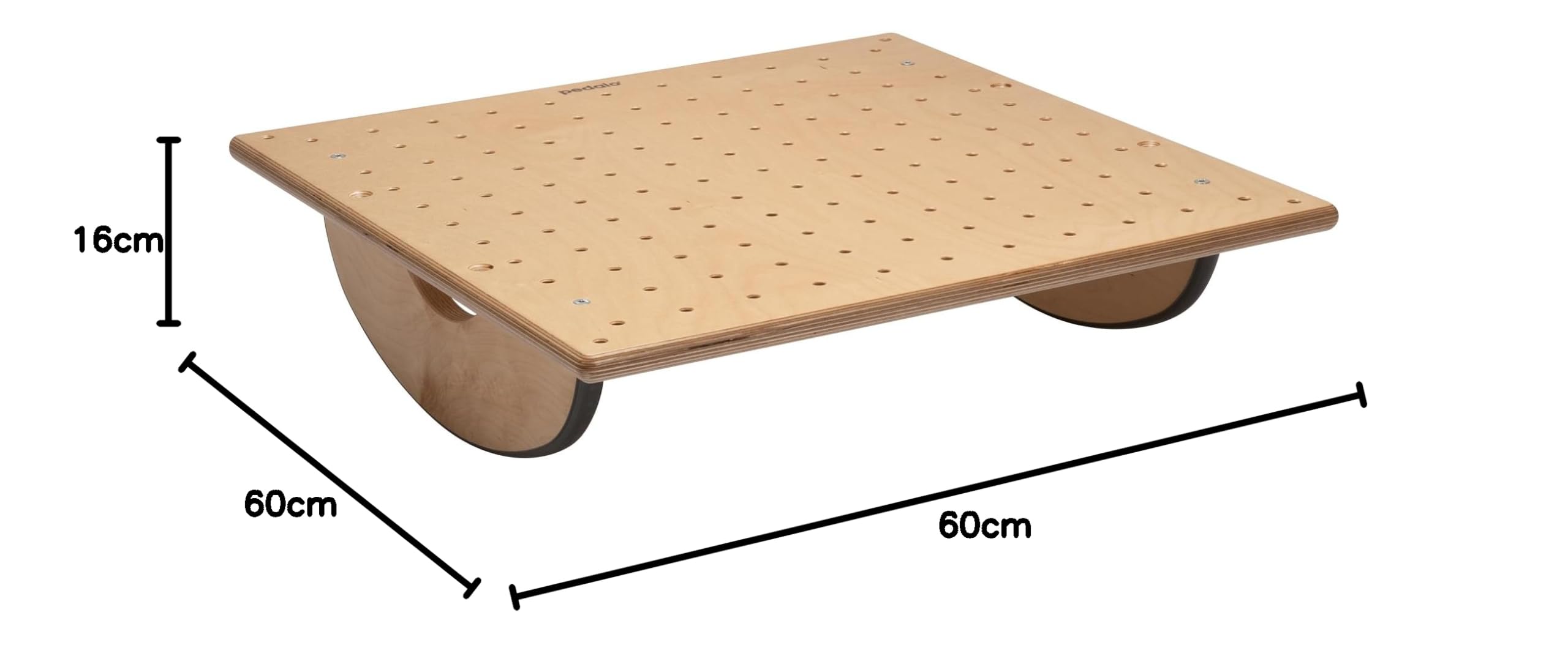 pedalo PT-Wippbrett 60 I Gleichgewichtstrainer I Balance Board I Koordination I Therapie-Wippe I Reha I Physio