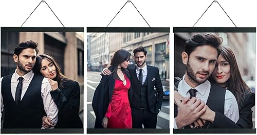 Miniatura 9 de YK Artwood Paquete de 3 marcos magnéticos para colgar pósteres, de 16 pulgadas, color blanco, de 16 x 24, 16 x 22, 16 x 20 pulgadas, para colgar