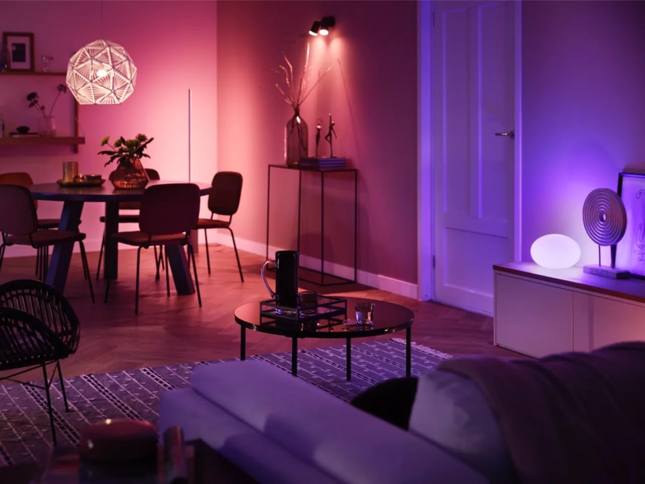 Philips Hue Lâmpada LED Smart 100W A21 - Luz branca quente para
