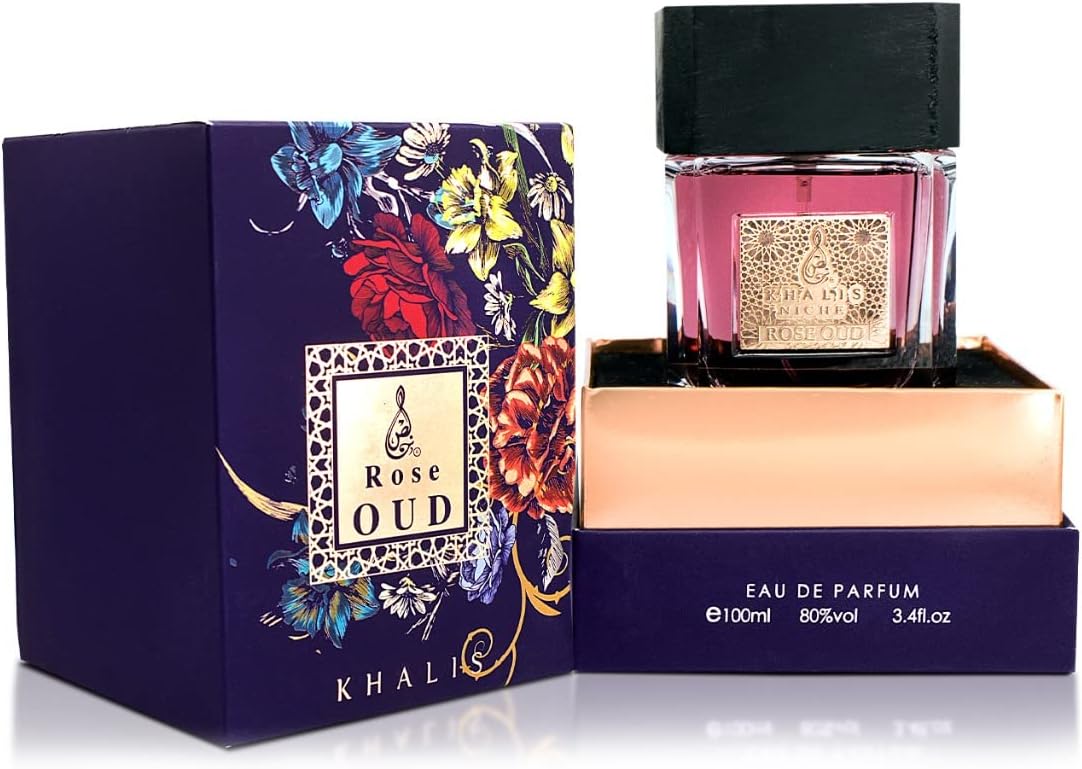 Maison d'Orient Rose Oud Eau de Parfum 3.4 oz - Green Tangy Black Currant Wrapped in Soft Woody Rich Sweet Earthy Rose Bouquet loved for its long lasting trail and compliment catching aroma