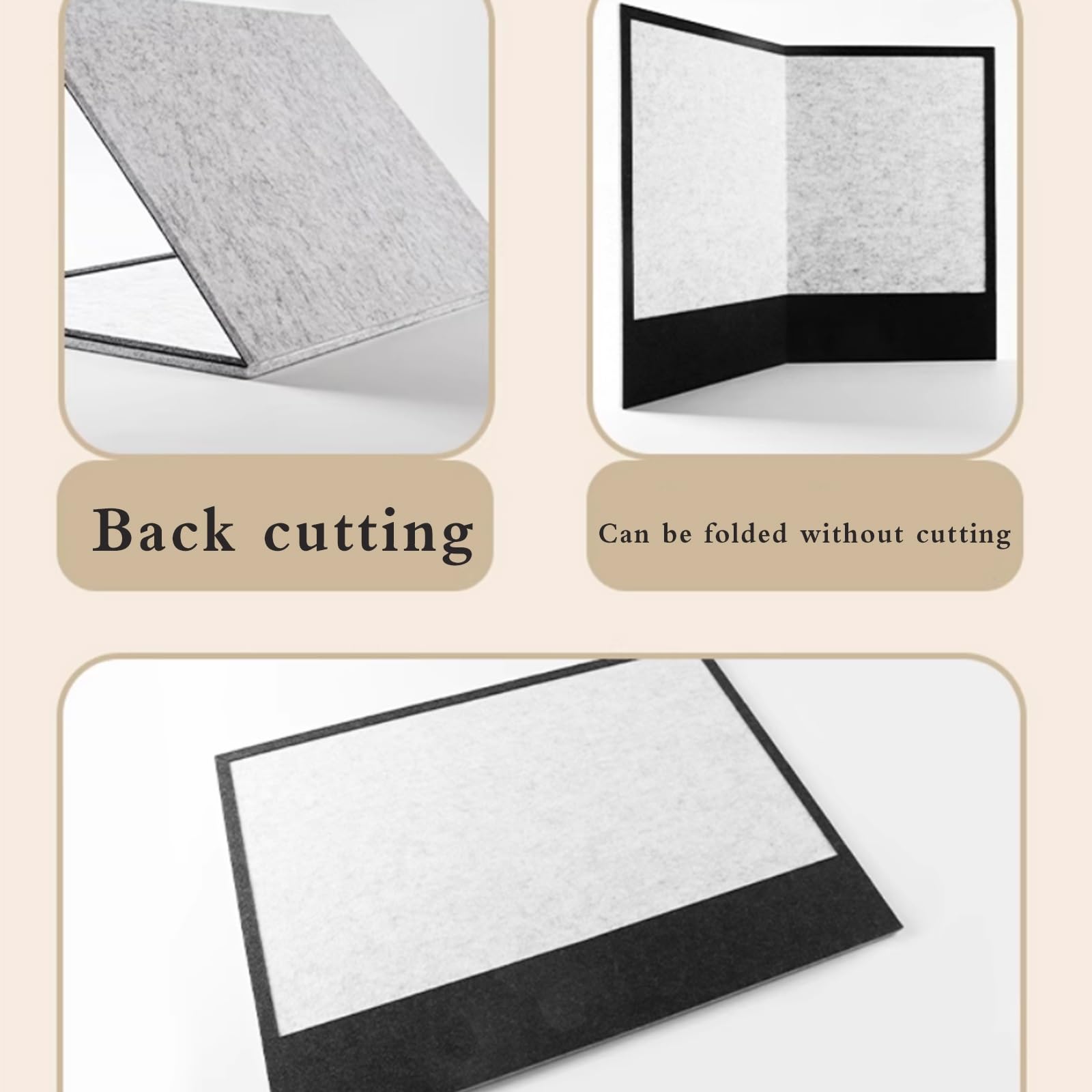 60 X 40cm Linen Bulletin Board, White Framed Corkboard, White Oak Frame Linen Cork Board, Vision Board And Decorative Hanging Pin Board(Grey+white,60 * 120cm)