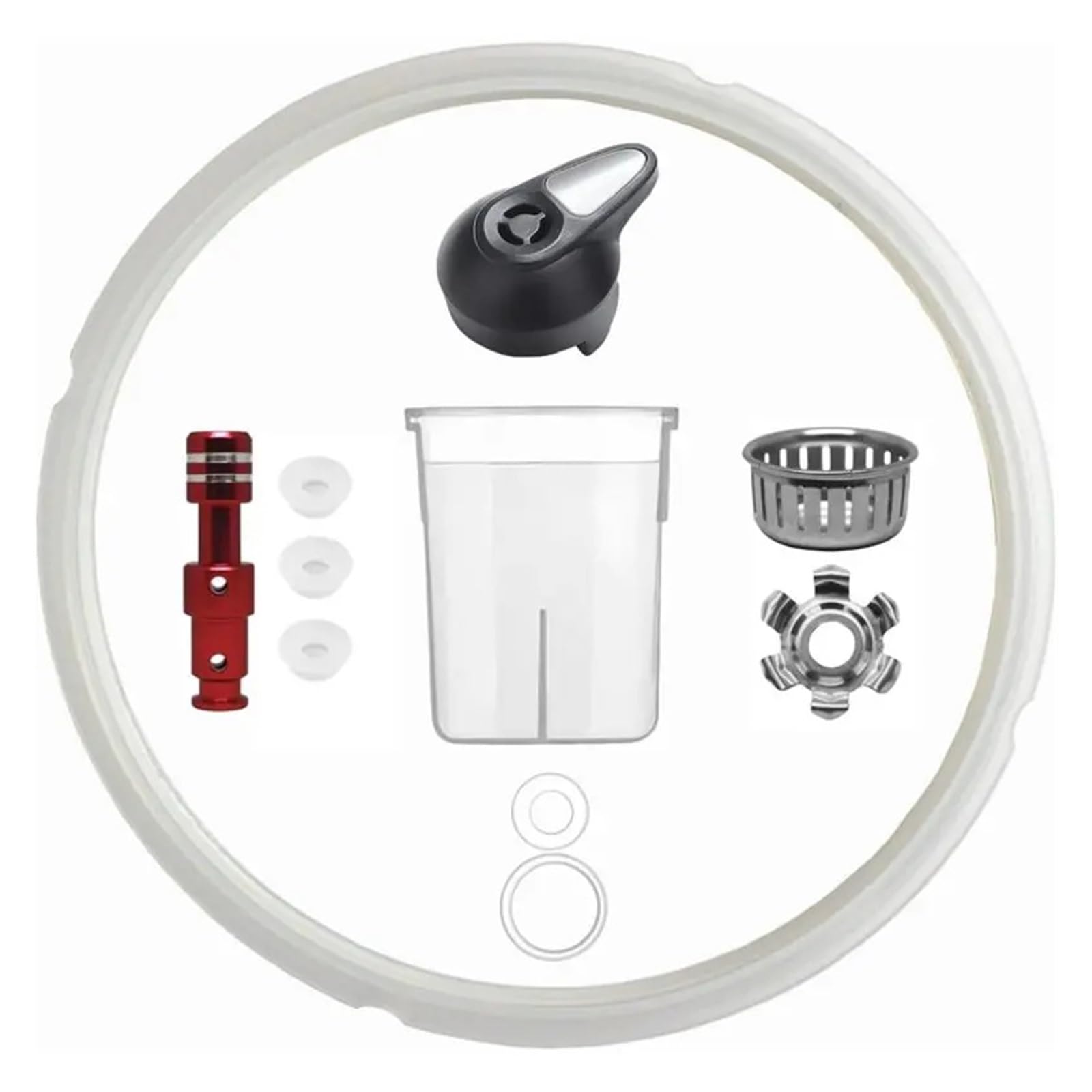 Topfdichtungsring Dampfablassgriff, Dichtungsring, Schwimmerventil, Antiblockierschild-Ersatzteile for Pot LUX80 8QT