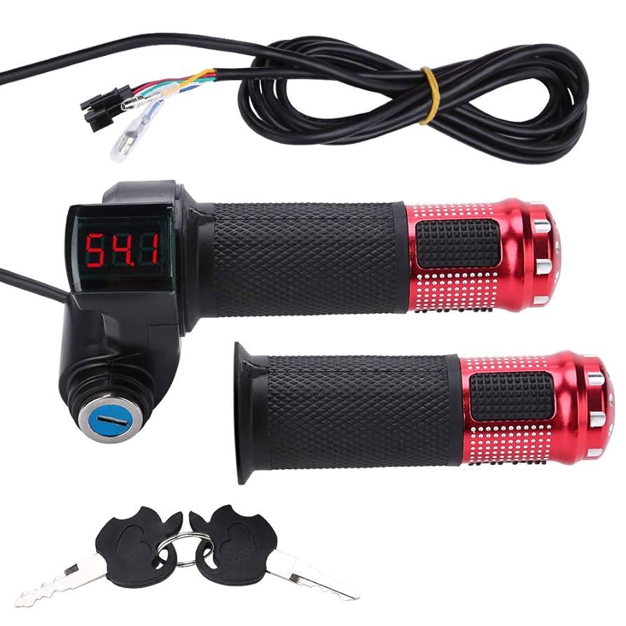 ✴︎Aki✴︎ Electric Bike Throttle Grip Electric Scooter Battery Voltage