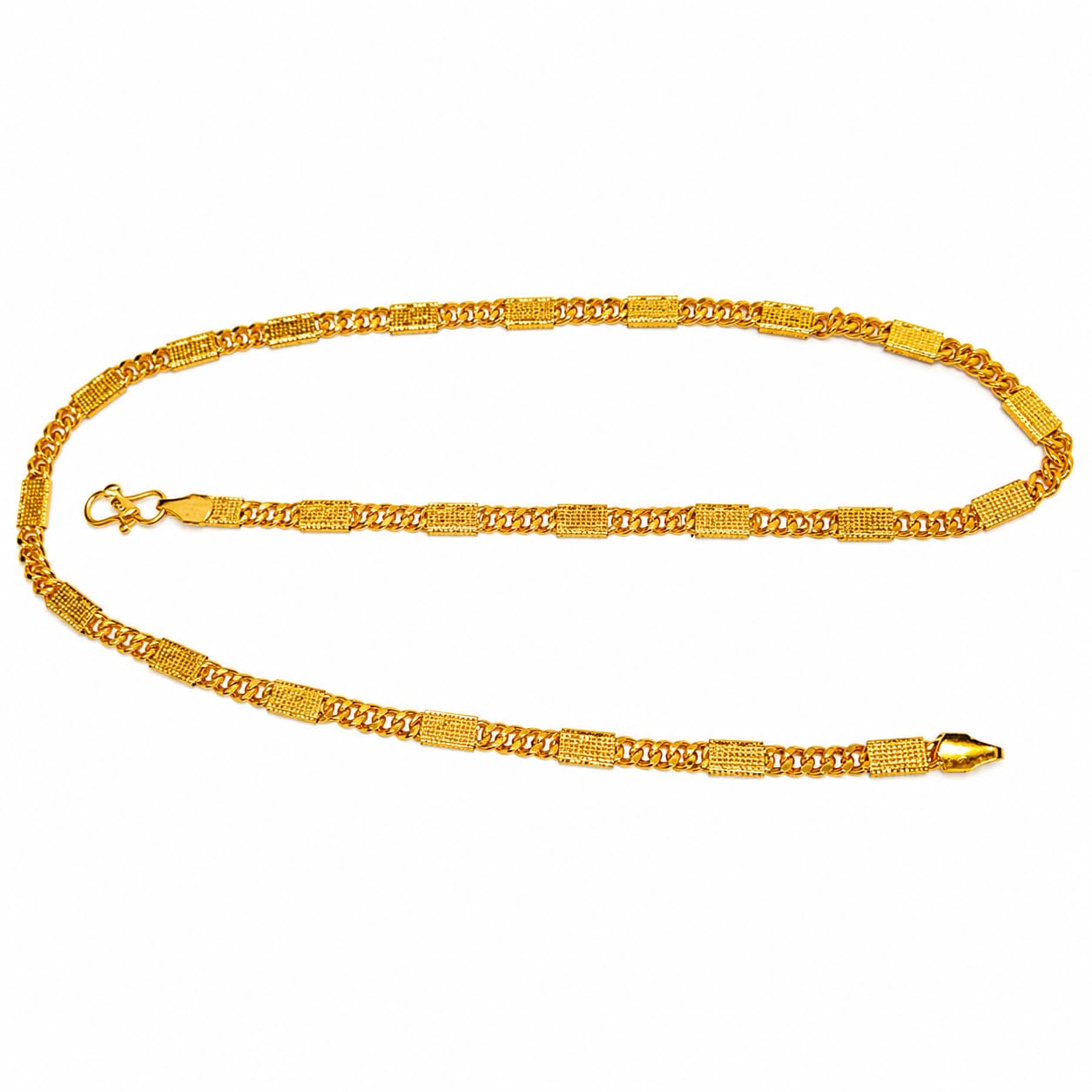 Royal Shine 22 Inch Gold Plated Chain for Men | Artificial Jewellery | Premium Designer Link Chain | Daily Wear & Gift for Men-image-10