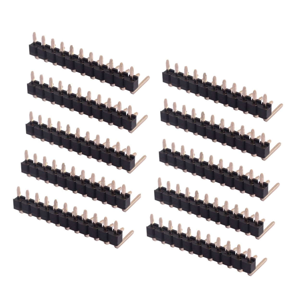 Conectores de pines para guitarras eléctricas macho rectos repuestos de audio 3