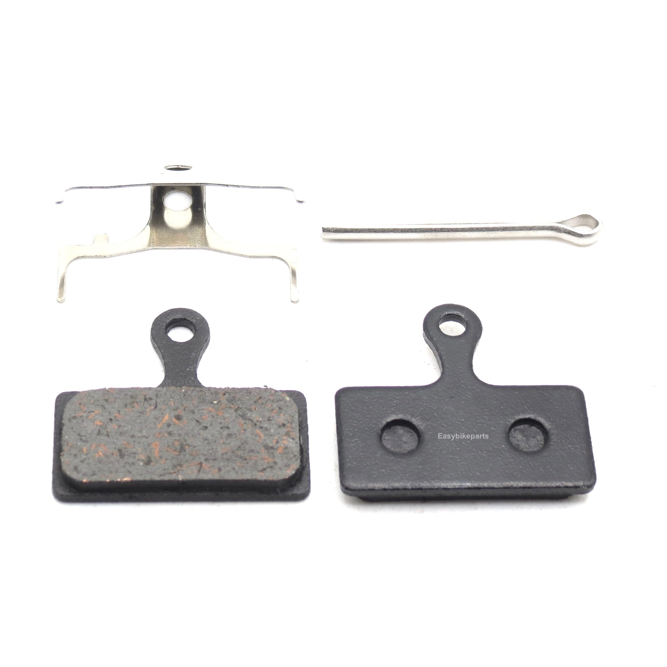 Easybikeparts Performance Brake Pads for Shimano G01S, G01A, G02S, G03S, XT, XTR Brakes | High-Performance Semi-Metallic Pads | Includes Pair of Disc Brake Pads with Pin