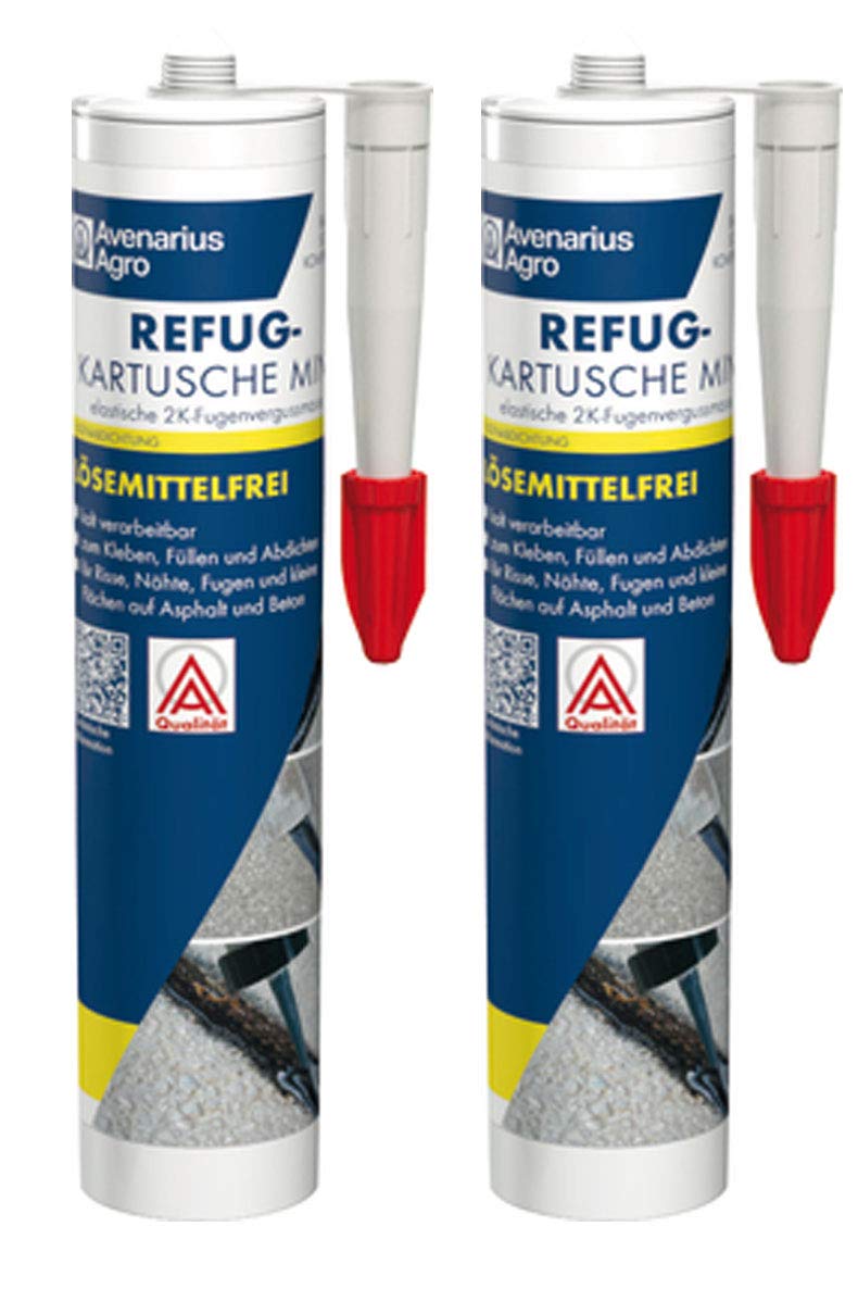 Refug Fugen-Dichtmasse Asphalt - Beton reaktiv (2 Stück)