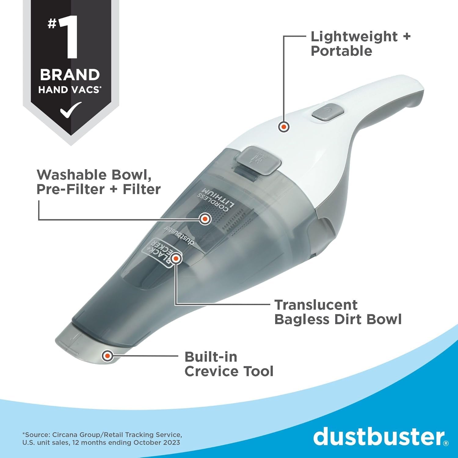 BLACK+DECKER dustbuster Cordless Handheld Vacuum - Product View