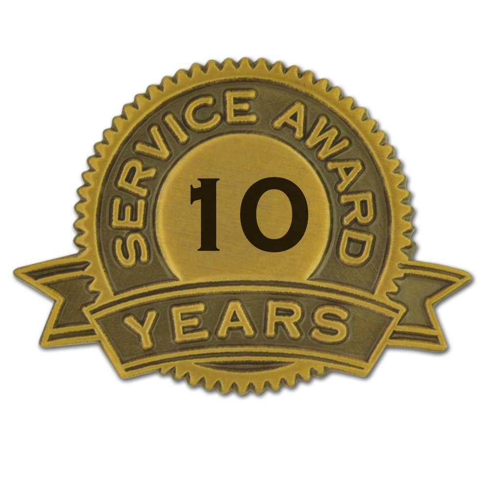 PinMart Year of Service Award Lapel Pin