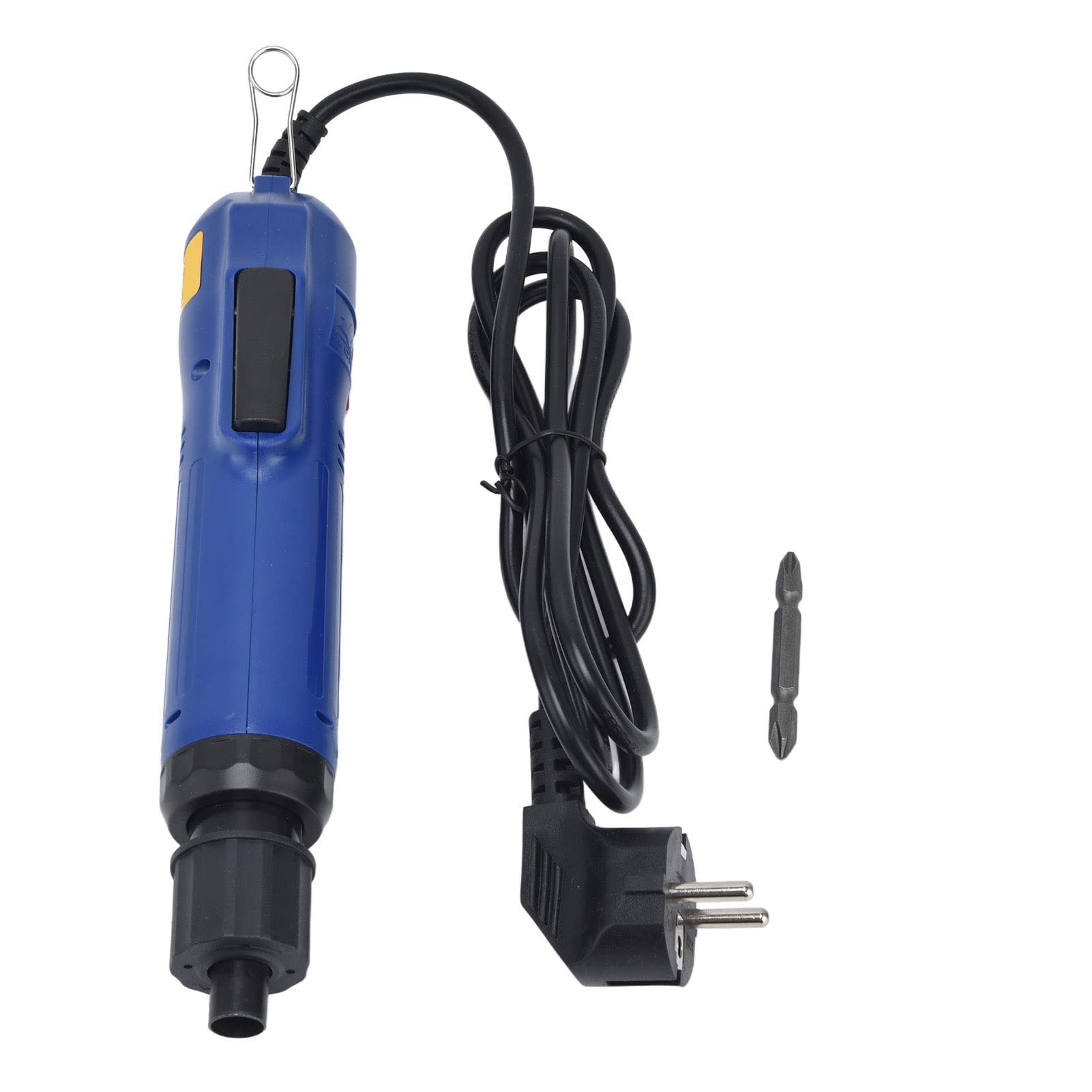Buachois Destornillador Eléctrico con Broca, 220v Enchufe Destornillador Eléctrico de Alta Torsión de 2-6mm Tornillos Potencia Hexagonal Recto de Broca de Ø 6.35mm (1/4 Pulgada) Sin Fuente de Energía
