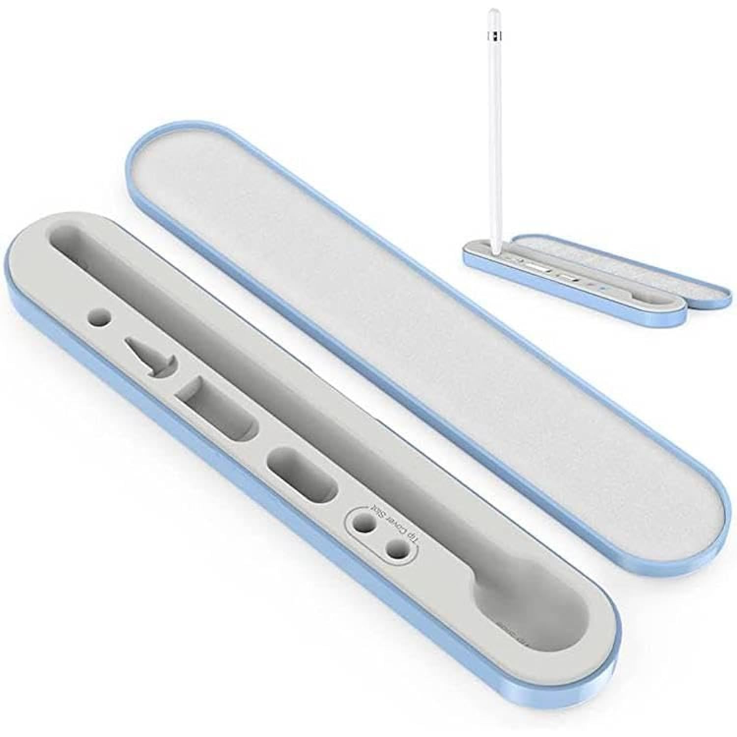 Ahastyle Storage Box With Magnet For Apple Pencil 1&2 - Sky Blue