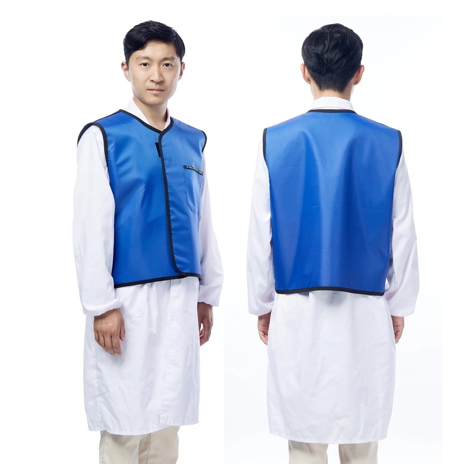 Grembiule di Piombo Gilet Antiraggi X Piombo, Grembiuli Protettivi For Radiologia, Indumenti Leggeri In Piombo Da 0,35 Mm Pb For Ospedali, Laboratori, Case Di Cura, Adulti, Unisex(Large)
