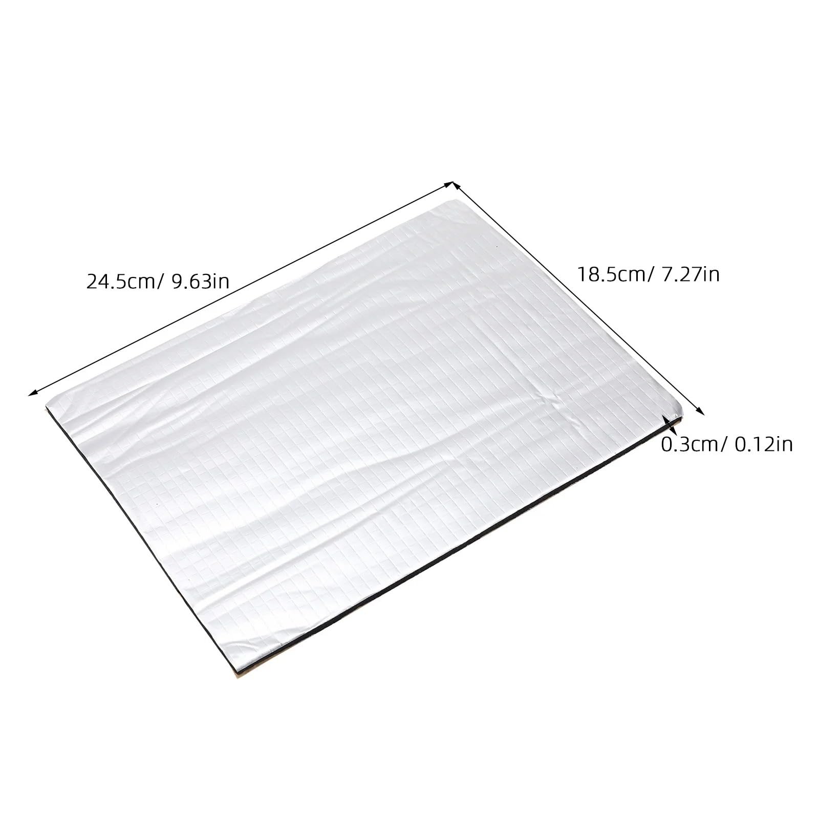 20 Piezas Material Aislante Acústico Térmico Para Coches Ideal Para Absorción Ruido En Interiores Automóviles Puertas Suelo Techo Cortafuegos Aislante Termico Alfombrillas