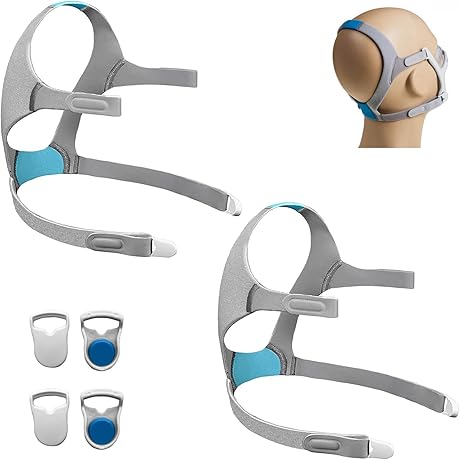 Upgraded 2-Pack Replacement Headgear Straps for ResMed N20 Nasal Pillow CPAP Mask