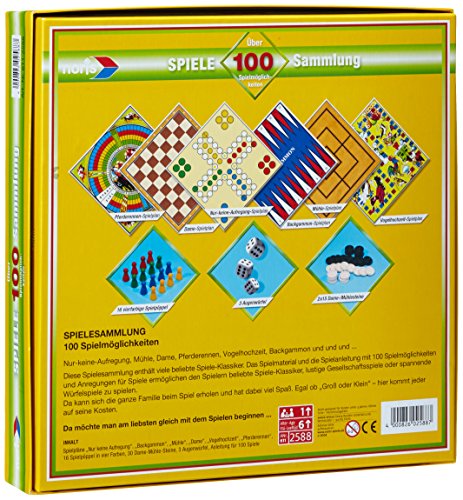 Noris Spiele 606112588 - Set di Giochi con 100