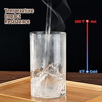 Vista 6 de Paquete de 6 tarros de vidrio para almacenamiento de alimentos con tapas herméticas, tarro de vidrio transparente con tapa de bambú, recipiente