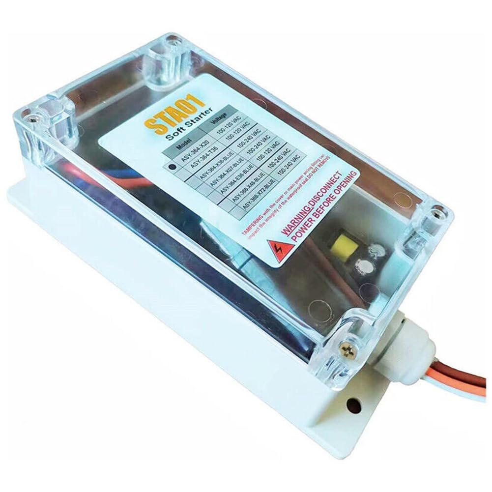Littimoon ASY-364-X20-IP Air Conditioner Soft for Travel Trailer, Soft for RV 115V AC Motor, RV Electrical, 364-X20