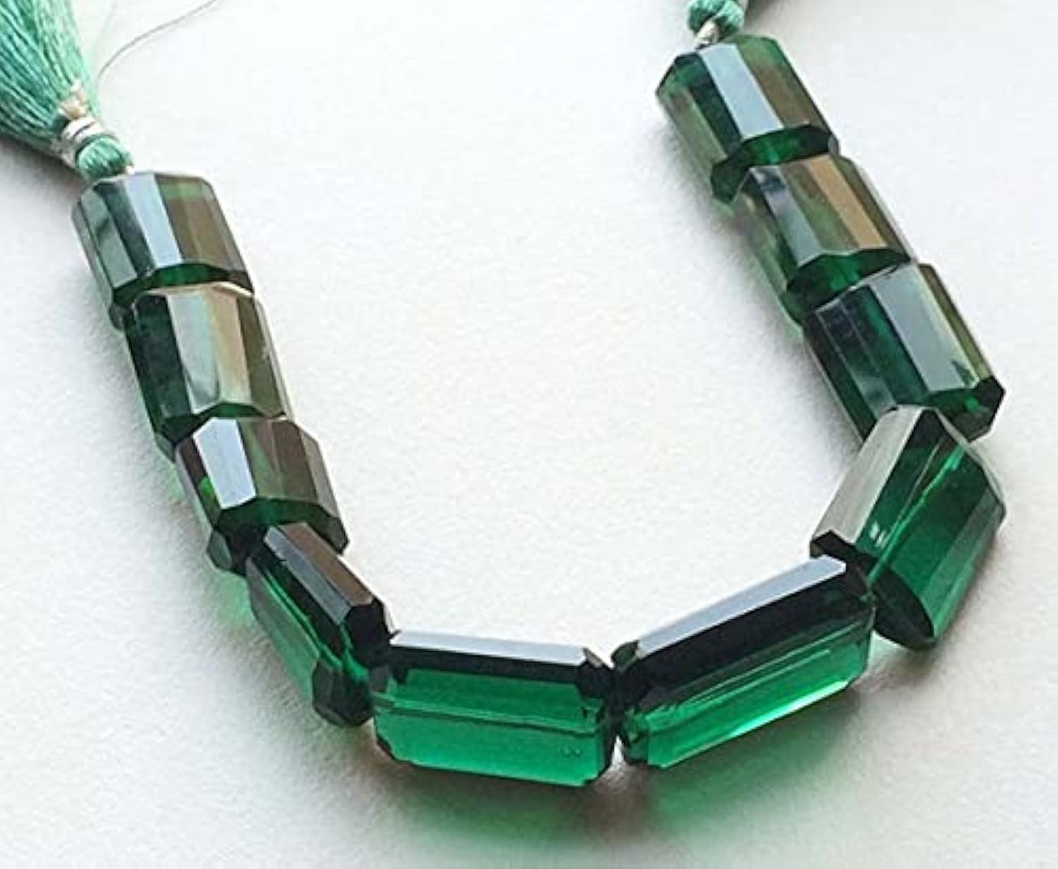 Cristal vert émeraude LKBEADS, finies les perles ternes avec ces tumbles step cut