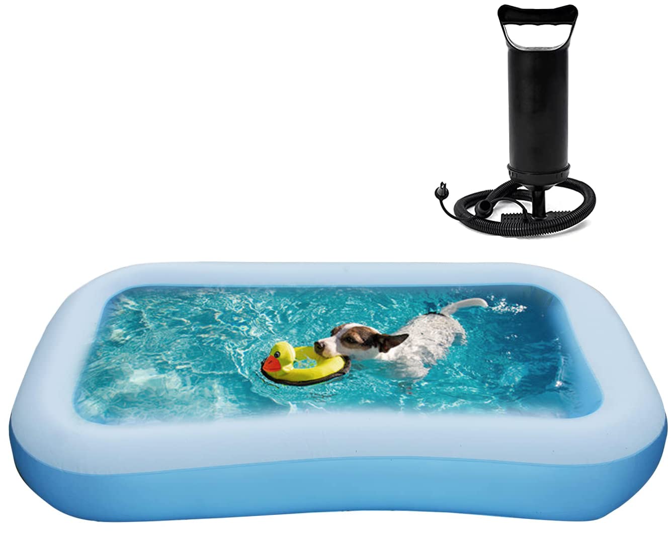 AASA Rectangle Shape Inflatable Water Bath Tub 5 Feet Swimming Pool for Dogs/Cats/Puppies/Kitten Random Colours Pack of 1 (B0C37J3L1D) Amazon Price History, Amazon Price Tracker