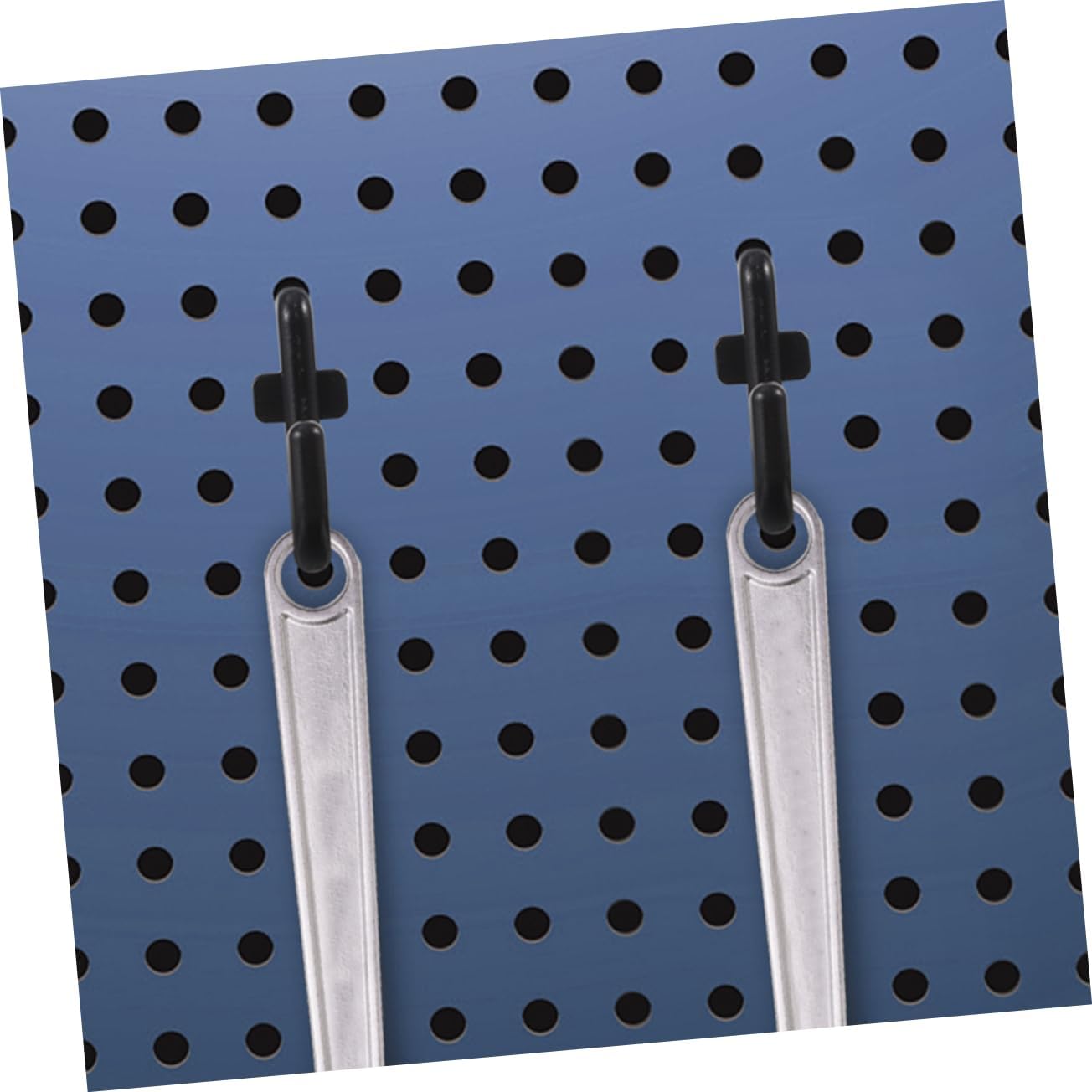 GANAZONO 50pcs Plastic Pegboard Hooks Versatile Utility Hangers for Garage and Workshop Organization Type Design for Easy Installation and High Load Capacity