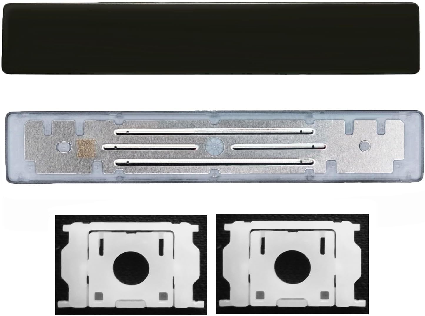 Individual Key Cap with Hinge Replacement for (M1 M2) MacBook Pro A2141 A2251 A2289 A2338 A2442 A2485,Replace for MacBook Air A2179 A2337 A2681 Keyboard Keycap (Spacebar Key)