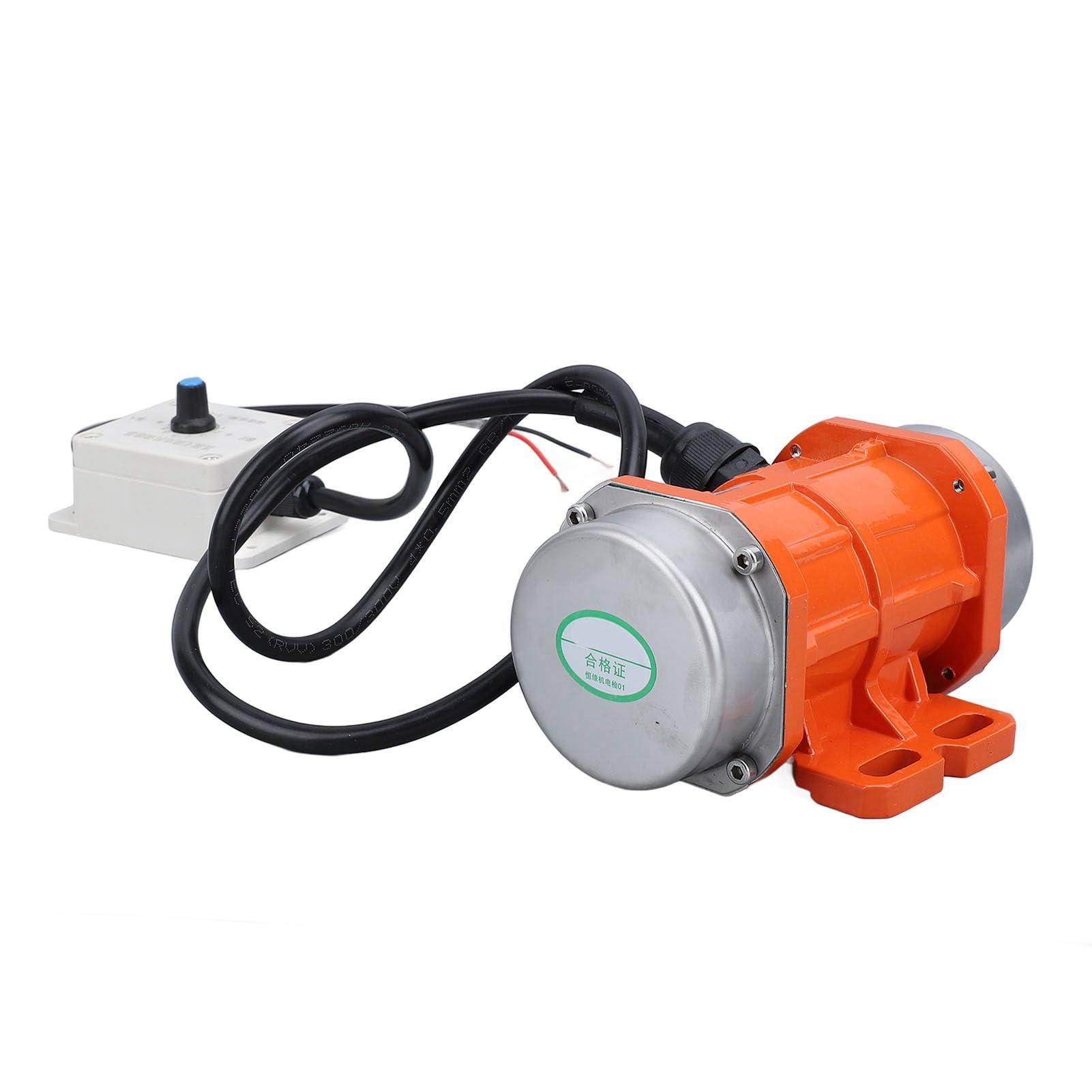 Motore Vibrante Elettrico da 3800 Giri/min, Vibratore per Calcestruzzo in Lega di Alluminio con Regolatore di velocità, Efficiente e Silenzioso per l'edilizia e l'estrazione Mineraria (60W)