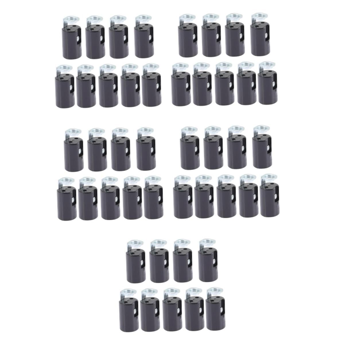 Operitacx 45 Pièces Douilles de Lampe Bougie de Supports pour Lustres et Projets Diy Installation Facile et Durable Sécurisé pour Maison et Bureau