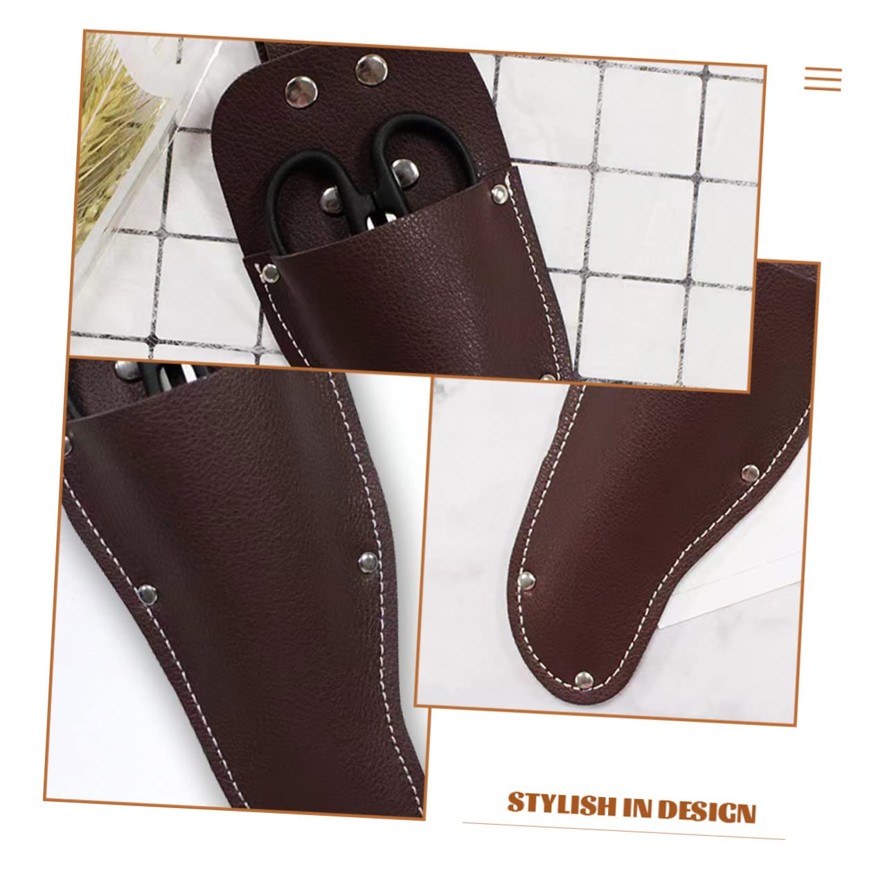 jojofuny 6pièces Pochette pour Sécateurs De Jardin Étui Pratique pour Outils De Jardinage Et Sécurisée pour Ciseaux De Jardinage Et Outils De Couper
