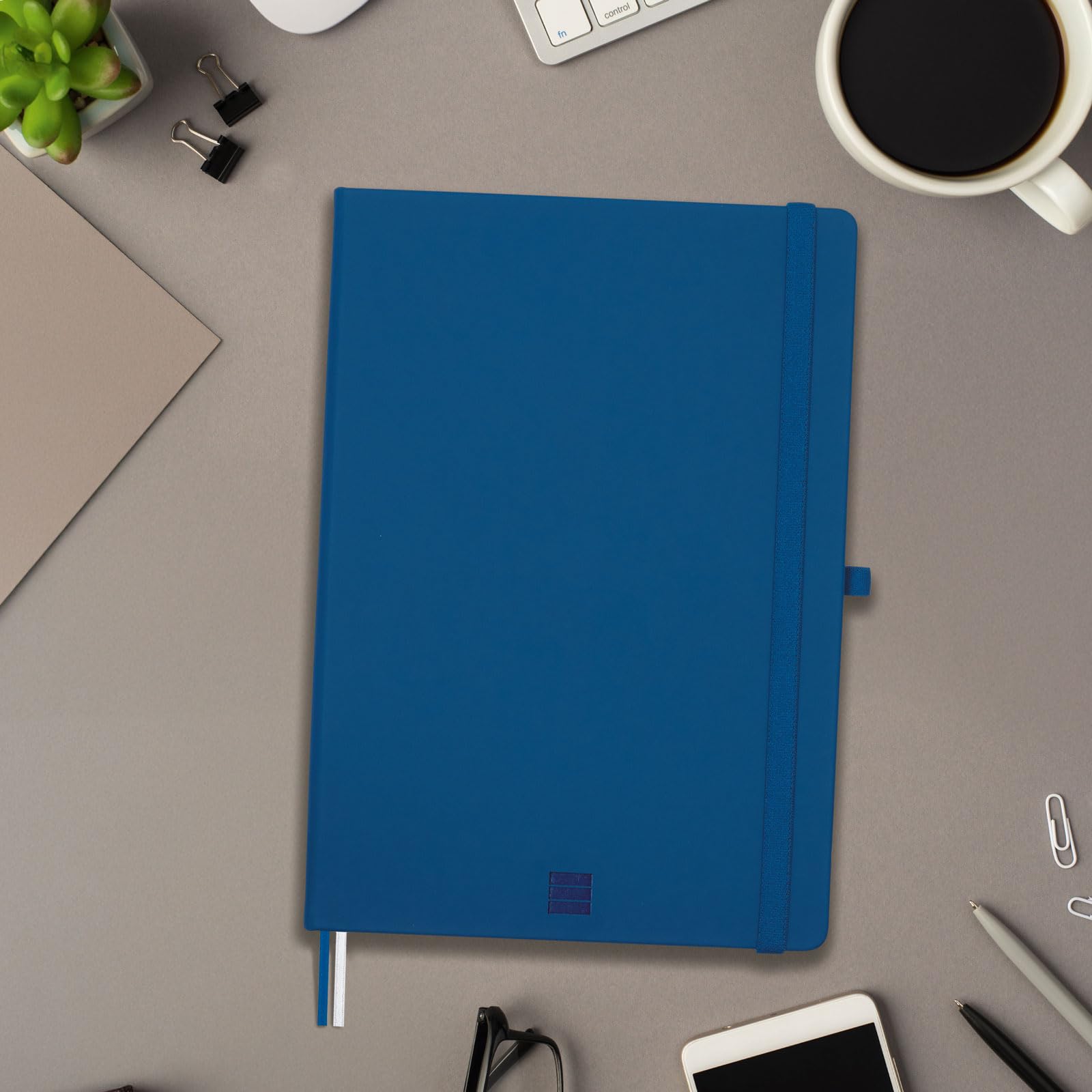 FINOCAM - Nexo Notebook with Hard Cover Horizontal Ruled Navy Blue, B5 - Image 2