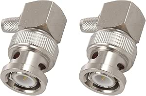 RG400 Silver TNC MALE To TNC Male Angle Coax RF Cable USA Lot - Foto 6