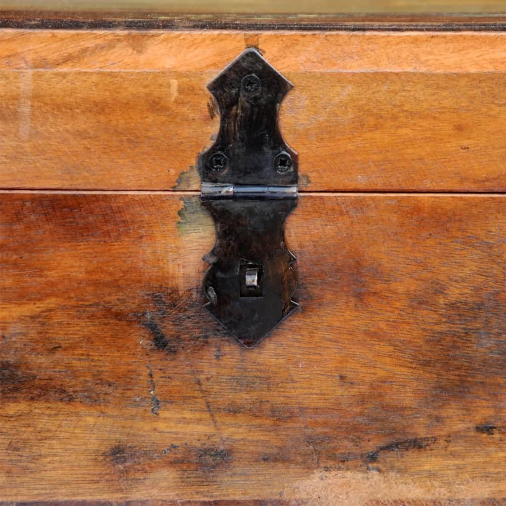 Cofre De Almacenamiento De Madera Retro Hemobllo – Con Candado, 23x16x9.5 Cm, Ideal Para Joyas Y Recuerdos