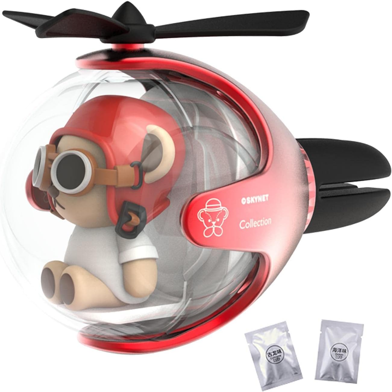 Animal Car Air Freshener Vent Clip, Automotive Dog Pilot